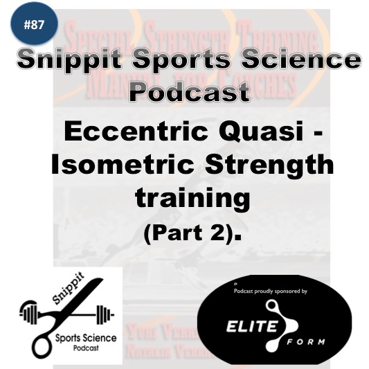 Isometric strength training - Snippit Sports Science Podcast. Blood Flow Restriction training.